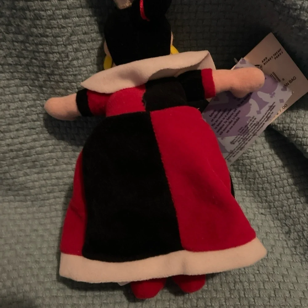 Disney Queen of Hearts Plush Toy - Red and Black